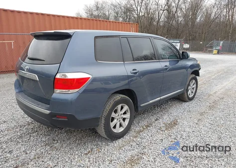 2013 Toyota Highlander z USA, uszkodzony, nr VIN 5TDZA3EH2DS041303